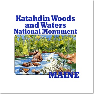 Katahdin Woods and Waters National Monument, Maine Posters and Art